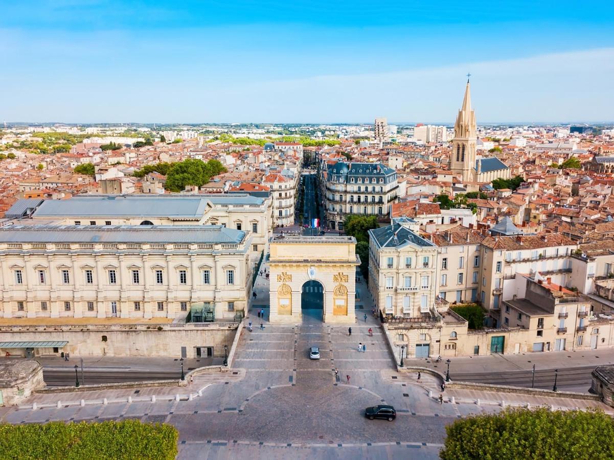 Le Havre De Paix Montpellierain - Terrasse Et Parking Prive Lägenhet Exteriör bild